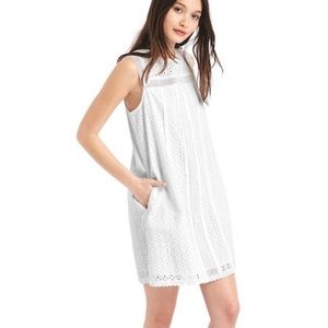 GAP White Eyelet Dress, XL